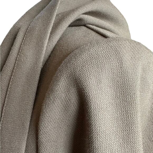 REVOLVE Soia & Kyo Sarie Draped Hooded Jacket Trench Coat Taupe XS Structured - Picture 9 of 16